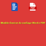 Modèle Contrat de confiage Word e PDF