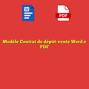 Modèle Contrat de dépôt-vente Word e PDF